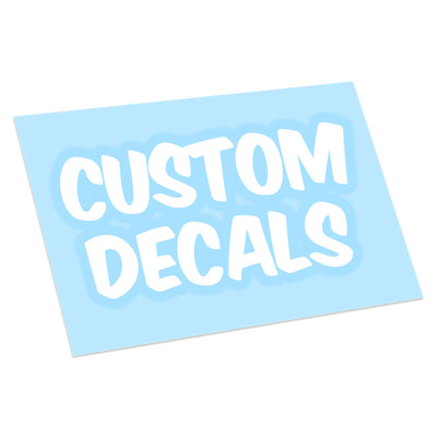 Custom Vinyl Decals - Make Your Own Personalized Decal - Any Text/ Image/ Logo