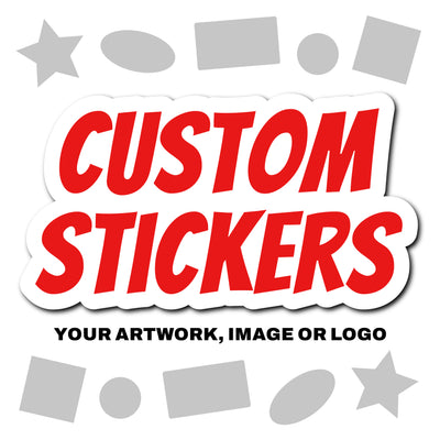 Custom Vinyl Stickers - Make Your Own Personalized Die Cut Stickers/Labels - Printed/Image/Logo