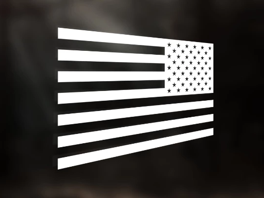 American Flag Decal - Stars and Stripes Vinyl Sticker Decal