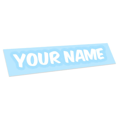Custom Name Vinyl Decals For Tumblers - Name Sticker- Vinyl Lettering - Bottle / Tumbler / Yeti / Hydro / Swell