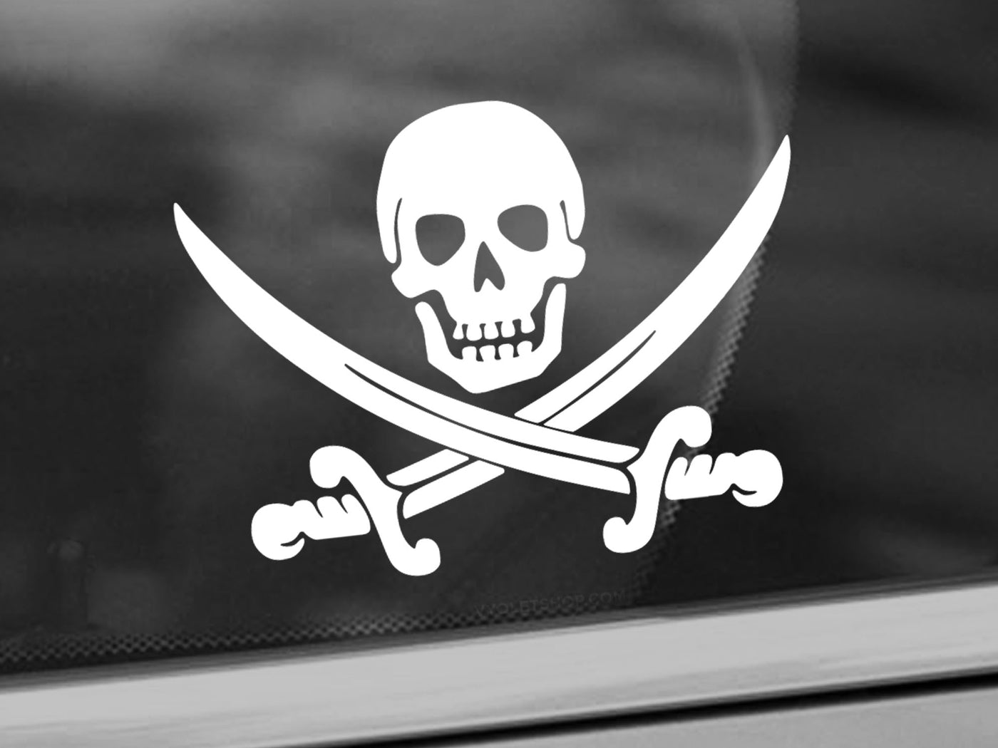 Jolly Roger Pirate Flag Decal