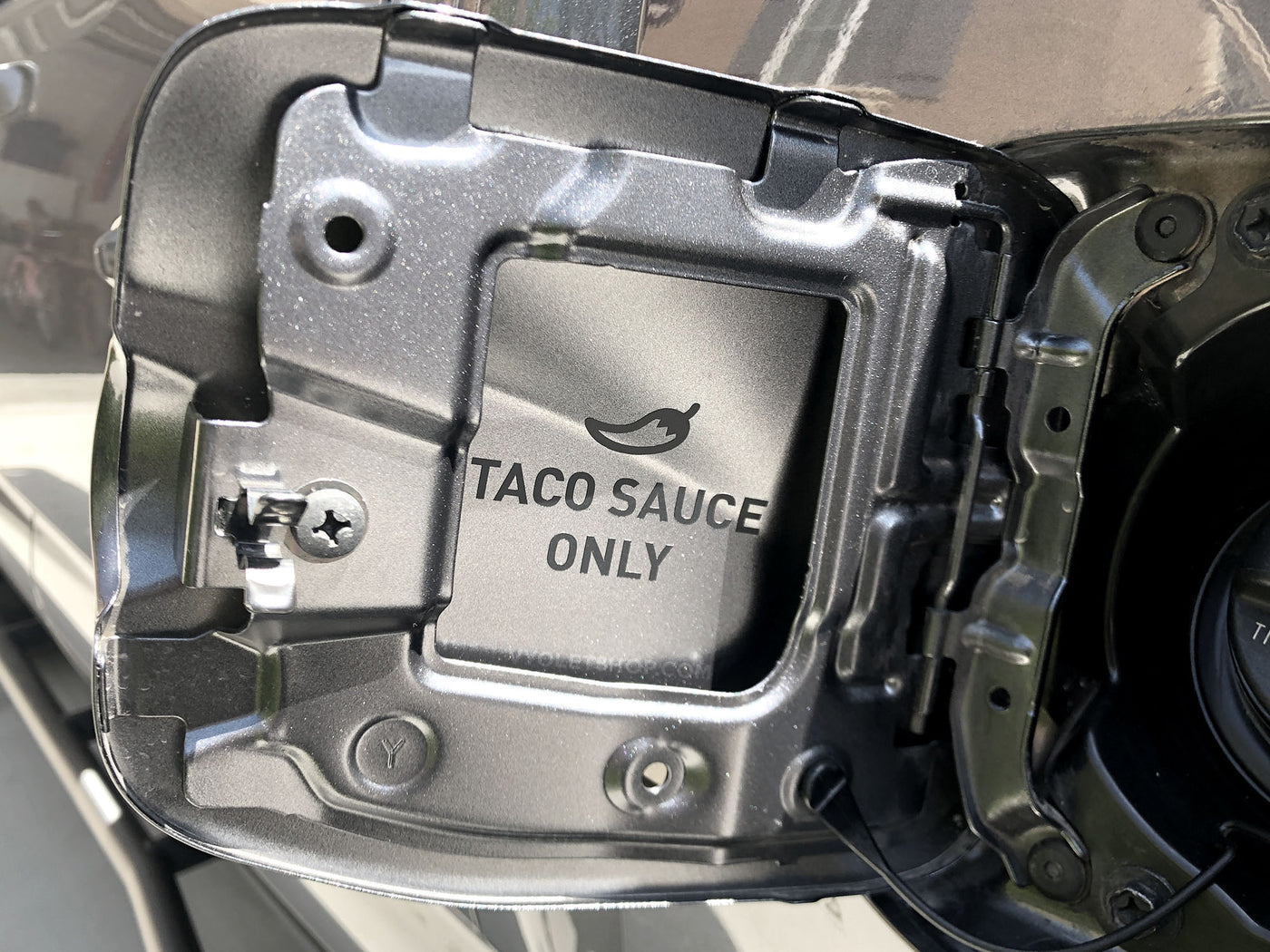 Taco Sauce Only Vinyl Decal